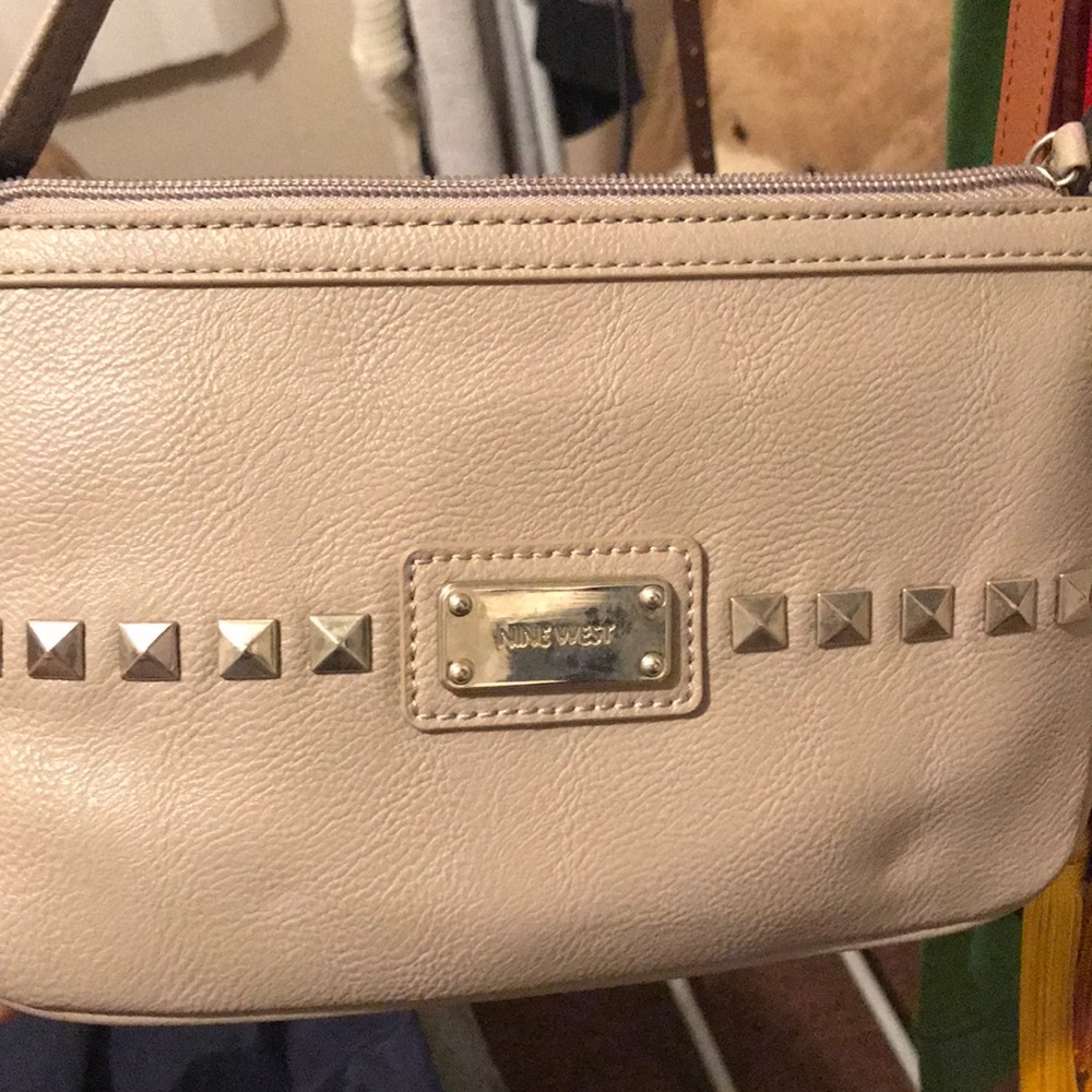 Nine West small beige bag